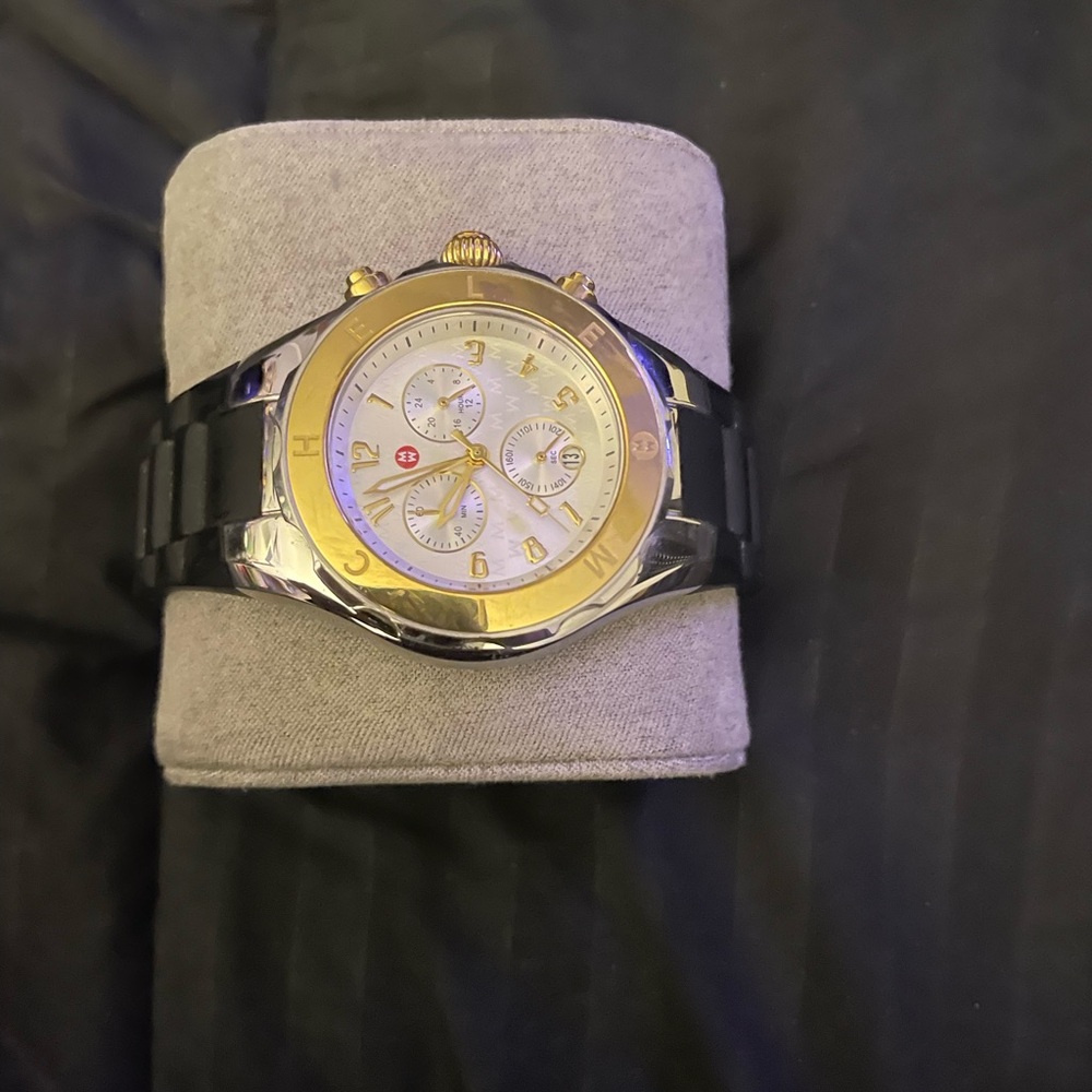 Michele Two-Tone Jellybean Silicone Watch